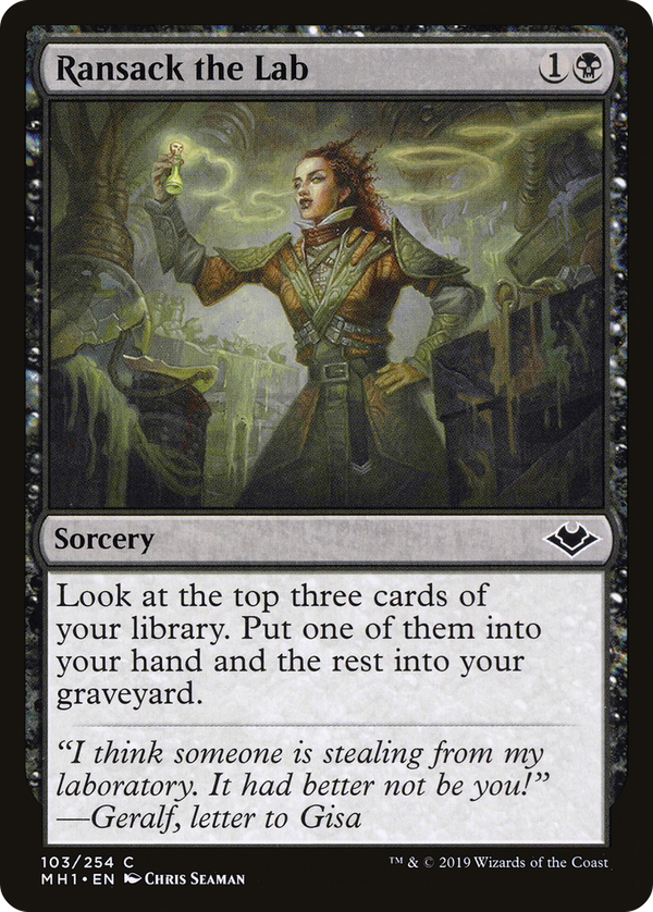 Ransack the Lab (mh1)