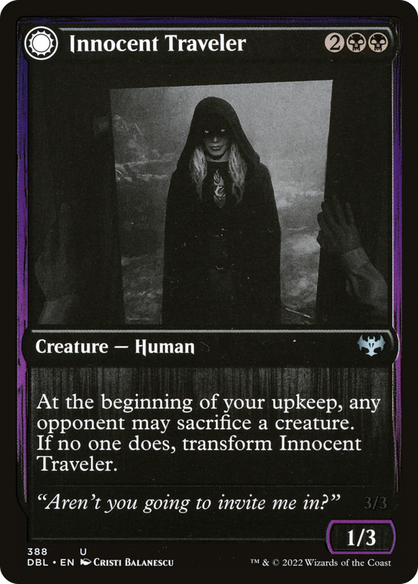 Innocent Traveler // Malicious Invader (dbl)