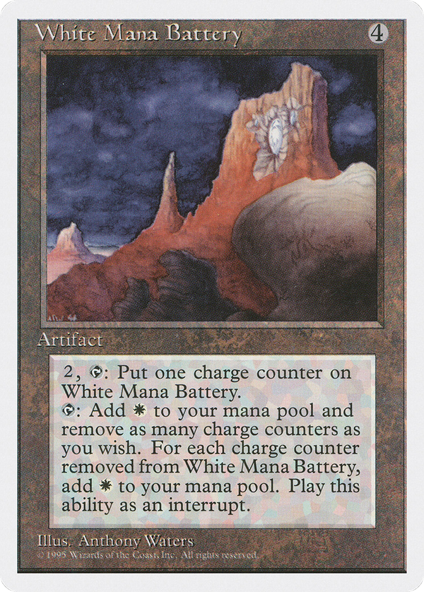 White Mana Battery (4ed)