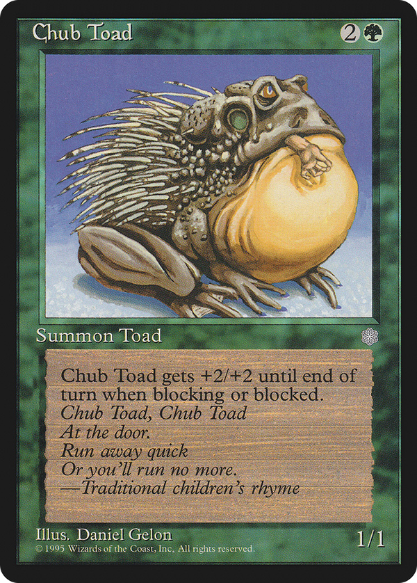 Chub Toad (ice)