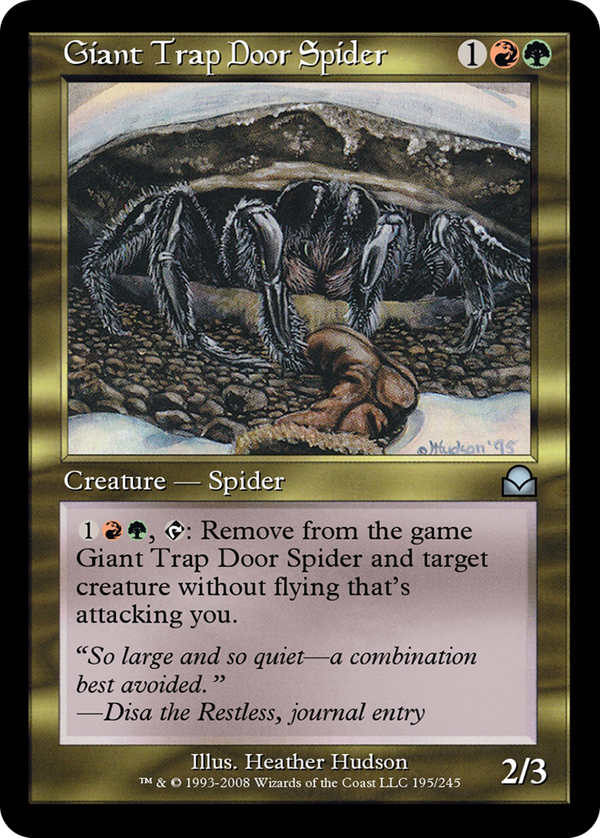 Giant Trap Door Spider (me2)