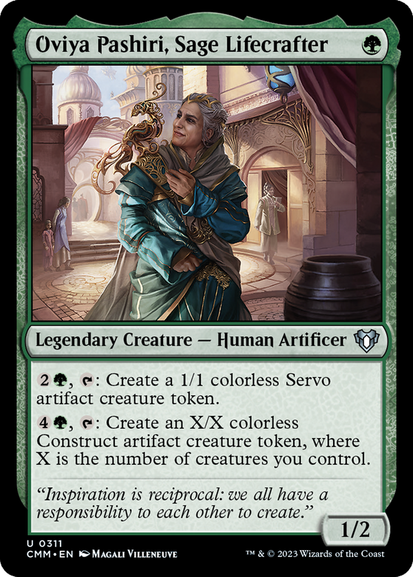 Oviya Pashiri, Sage Lifecrafter (cmm)