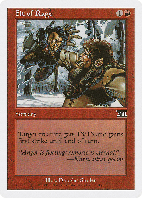 Fit of Rage (6ed)