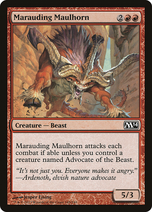 Marauding Maulhorn (m14)