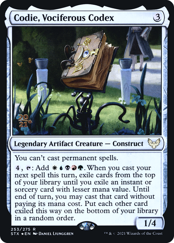 Codie, Vociferous Codex (pstx)