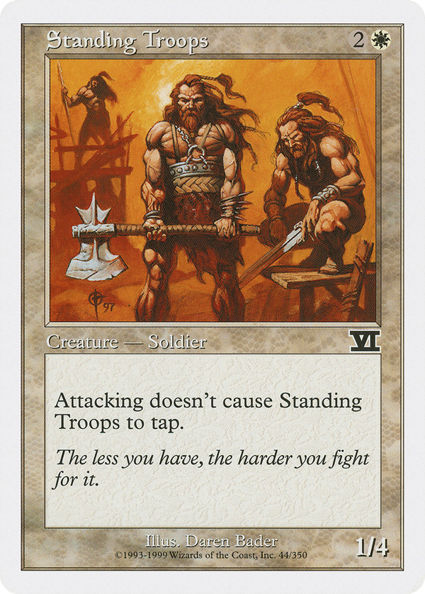Standing Troops (6ed)