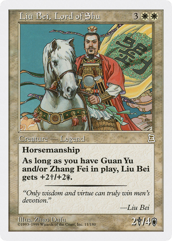 Liu Bei, Lord of Shu (ptk)