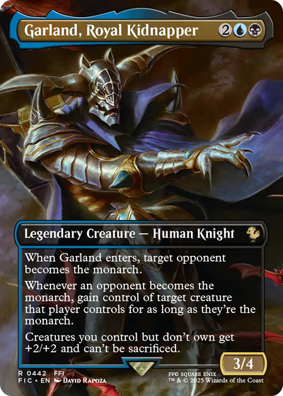 Garland, Royal Kidnapper