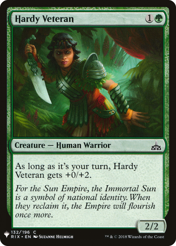 Hardy Veteran (plst)