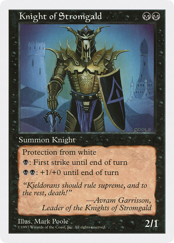 Knight of Stromgald (5ed)