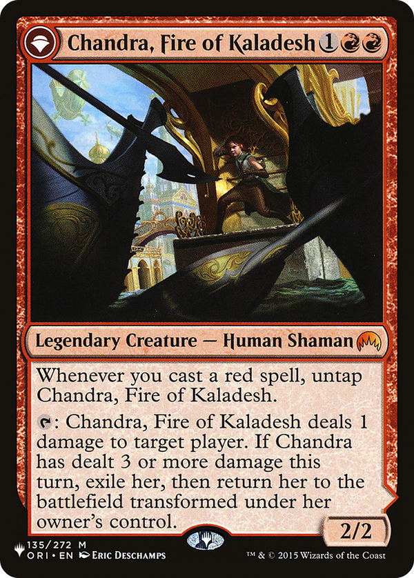 Chandra, Fire of Kaladesh // Chandra, Roaring Flame (plst)