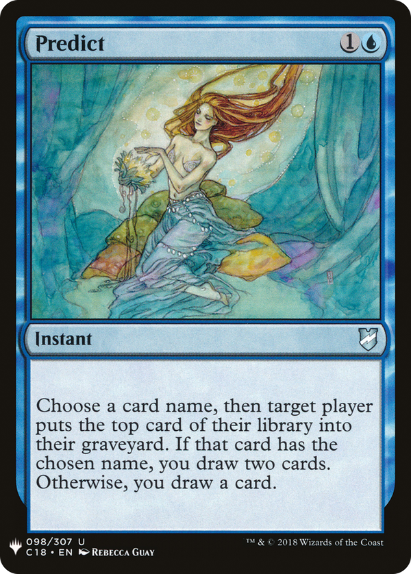Predict (plst)