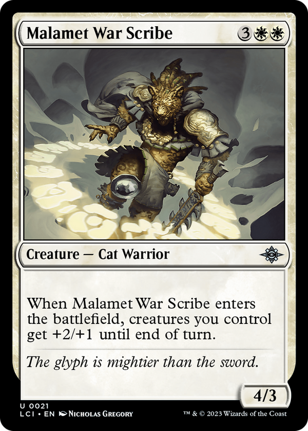 Malamet War Scribe (lci)
