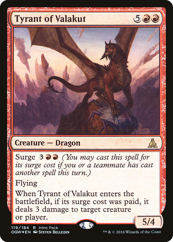 Tyrant of Valakut (pogw)