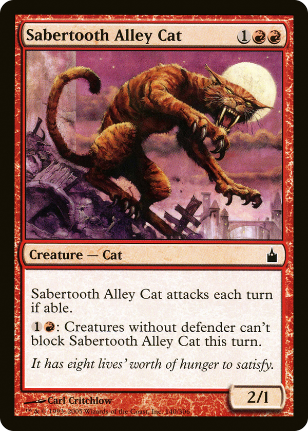 Sabertooth Alley Cat (rav)