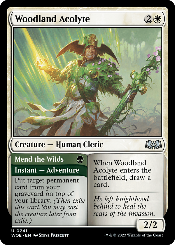 Woodland Acolyte // Mend the Wilds (woe)