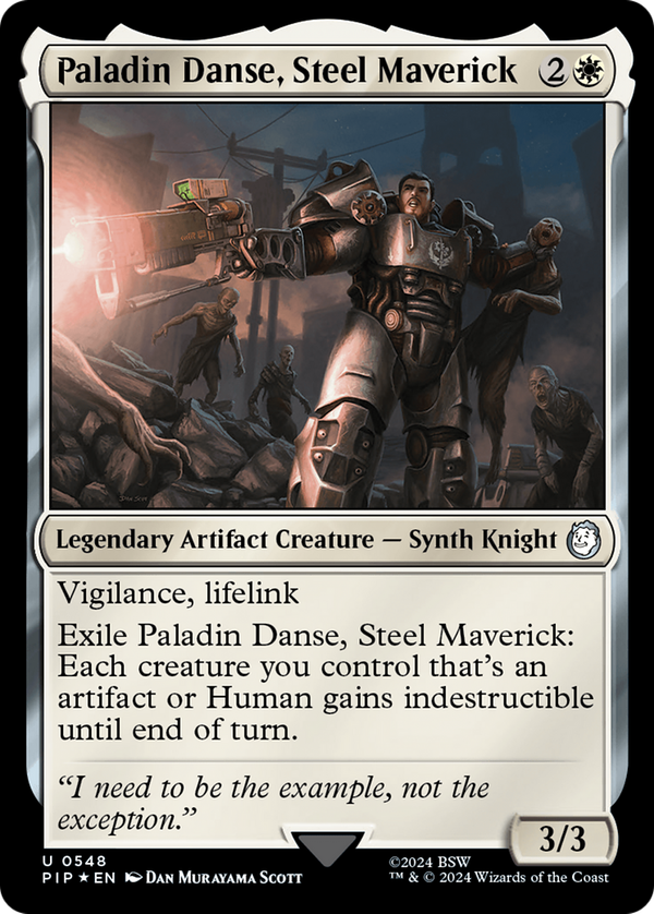 Paladin Danse, Steel Maverick (pip)