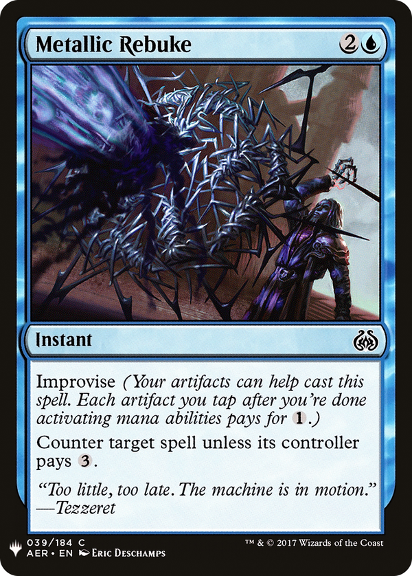 Metallic Rebuke (plst)