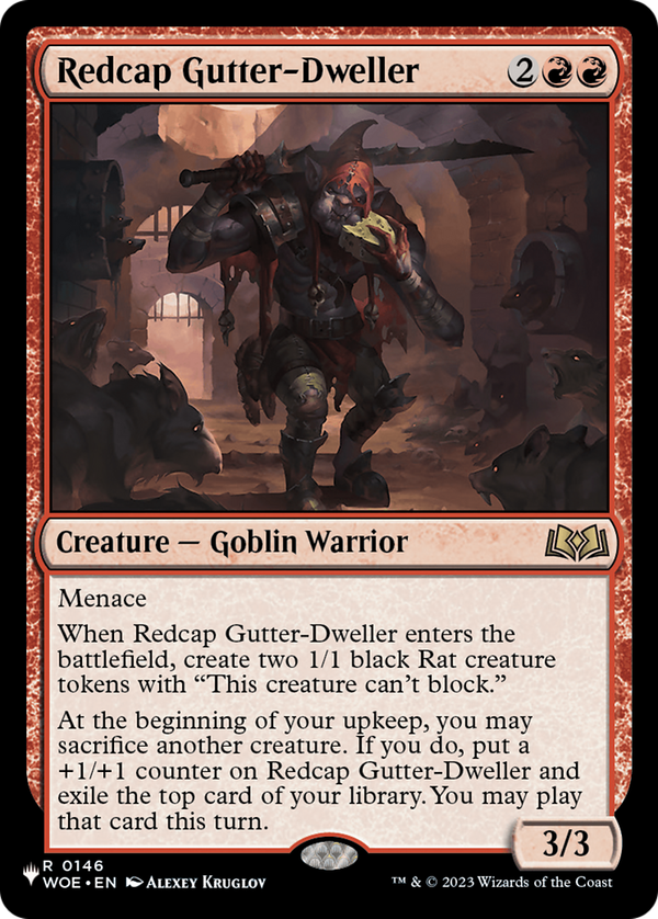 Redcap Gutter-Dweller (plst)