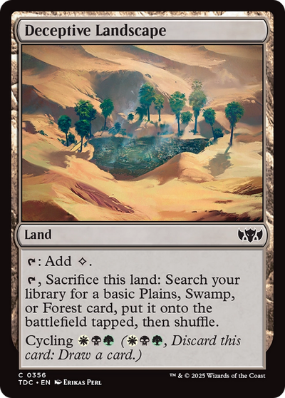 Deceptive Landscape