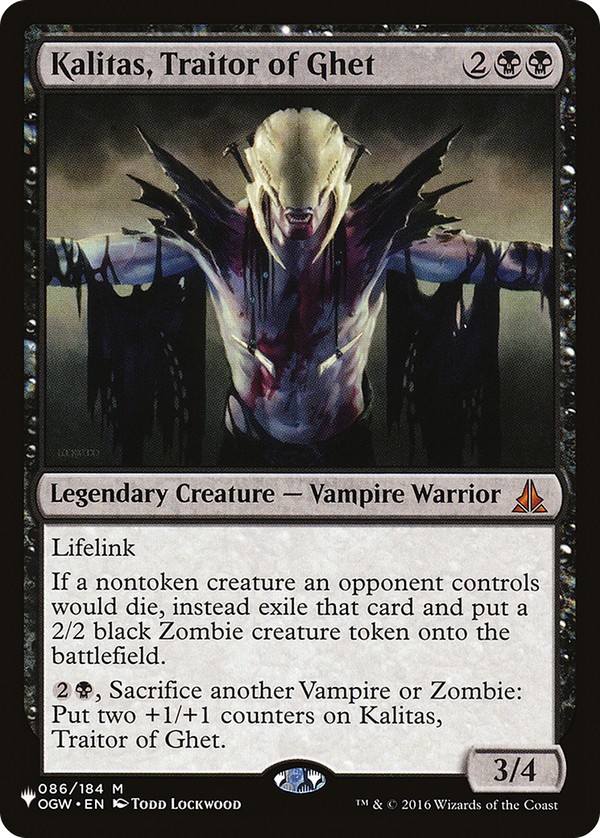 Kalitas, Traitor of Ghet (plst)