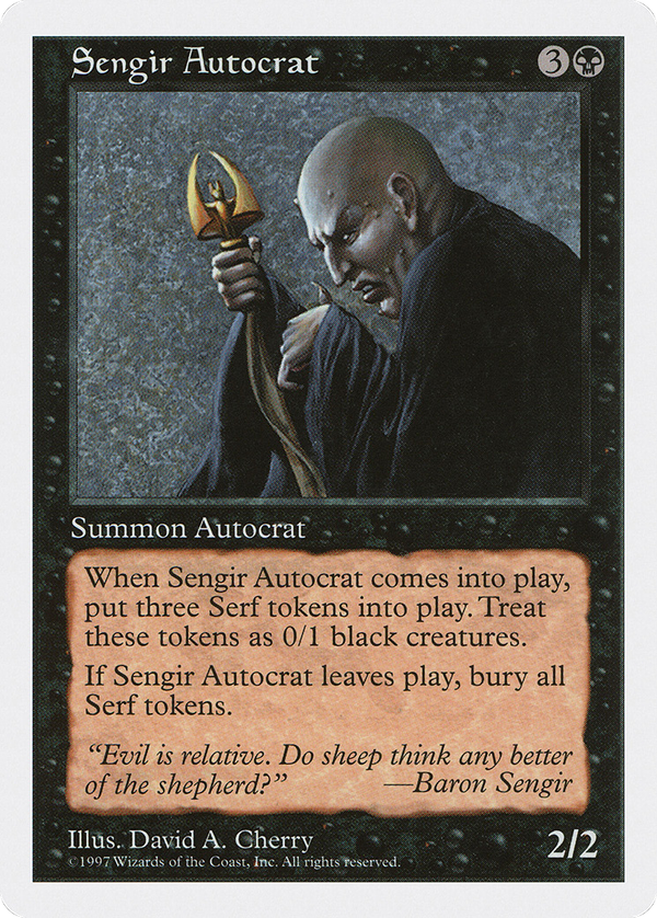 Sengir Autocrat (5ed)
