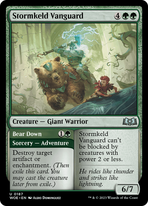 Stormkeld Vanguard // Bear Down (woe)