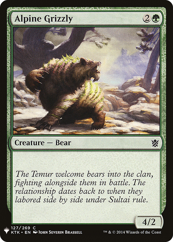 Alpine Grizzly (plst)