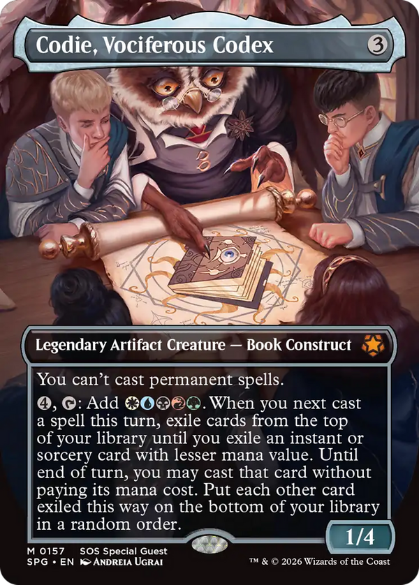 Codie, Vociferous Codex (spg)