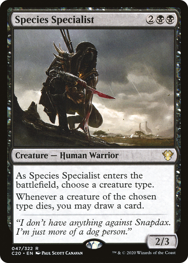 Species Specialist (c20)