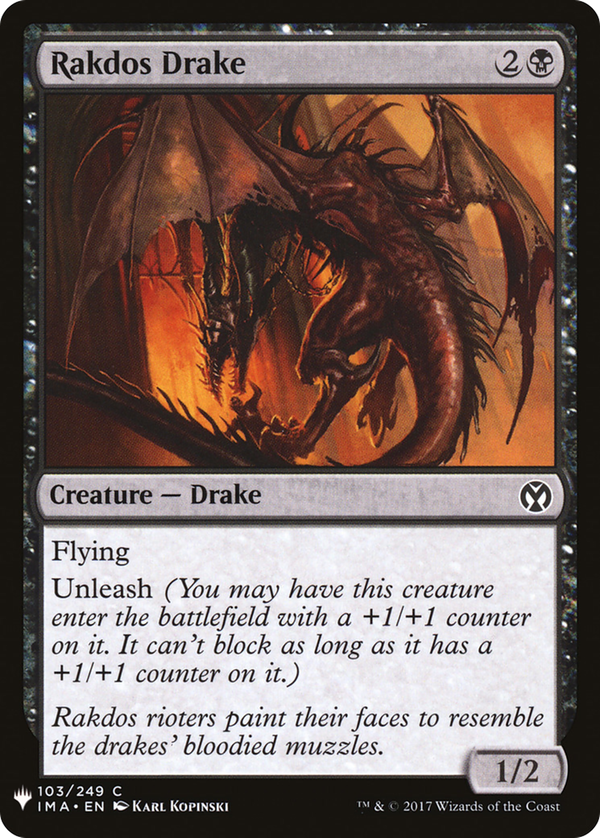 Rakdos Drake (plst)