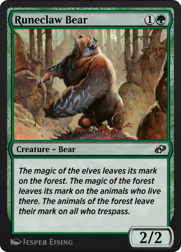 Runeclaw Bear (j21)