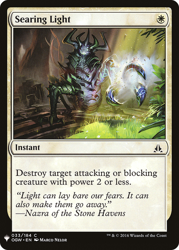 Searing Light (plst)