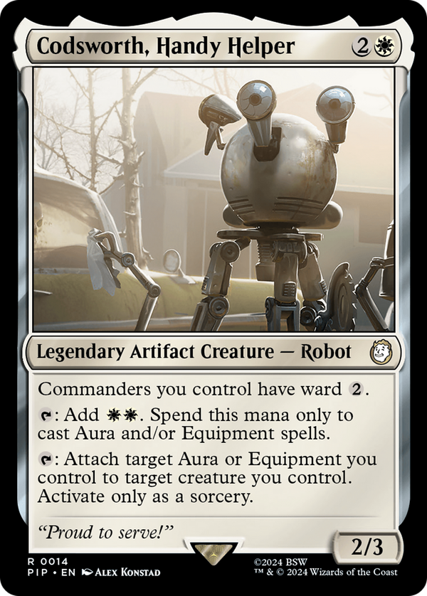 Codsworth, Handy Helper (pip)