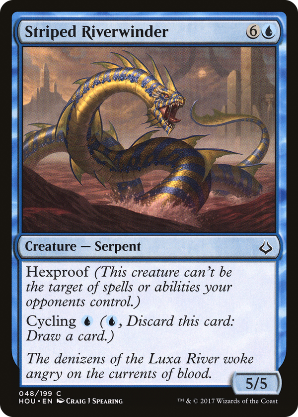 Striped Riverwinder (hou)