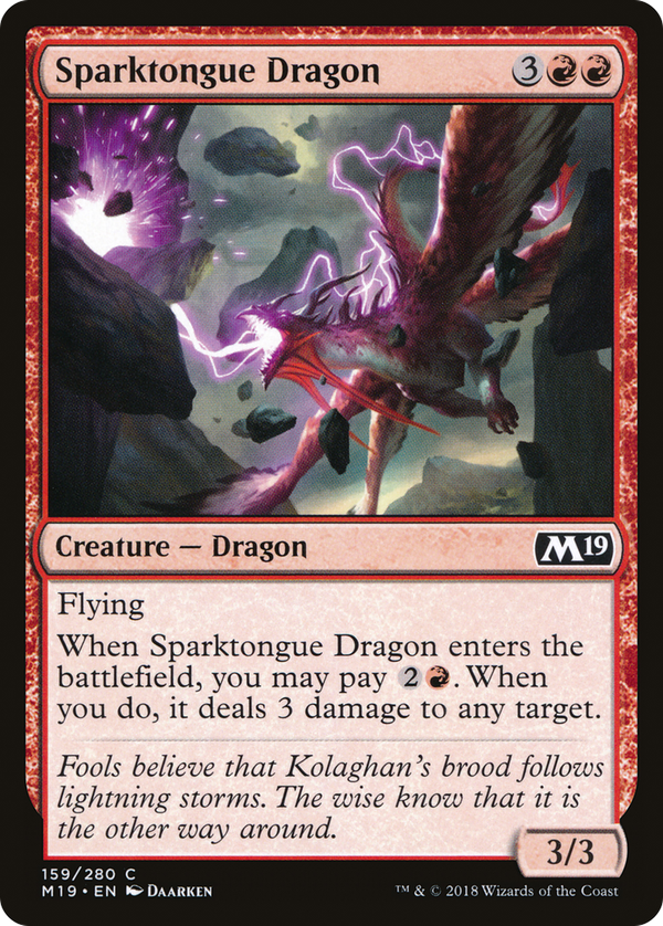 Sparktongue Dragon (m19)