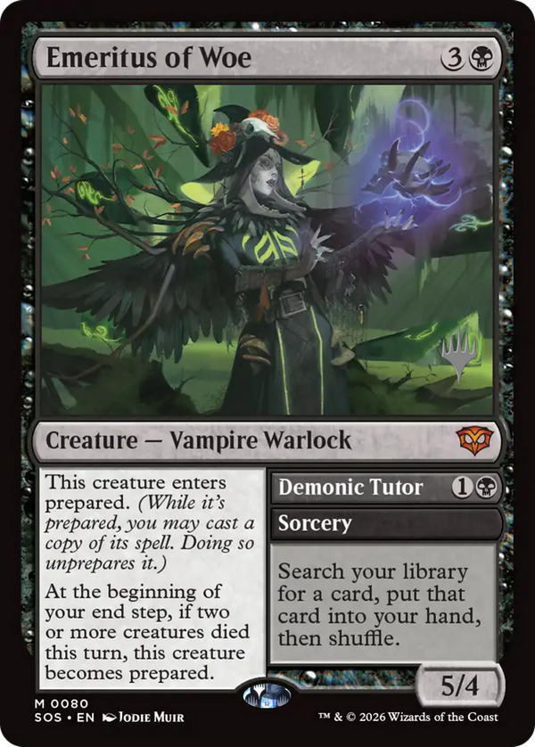 Emeritus of Woe // Demonic Tutor (psos)