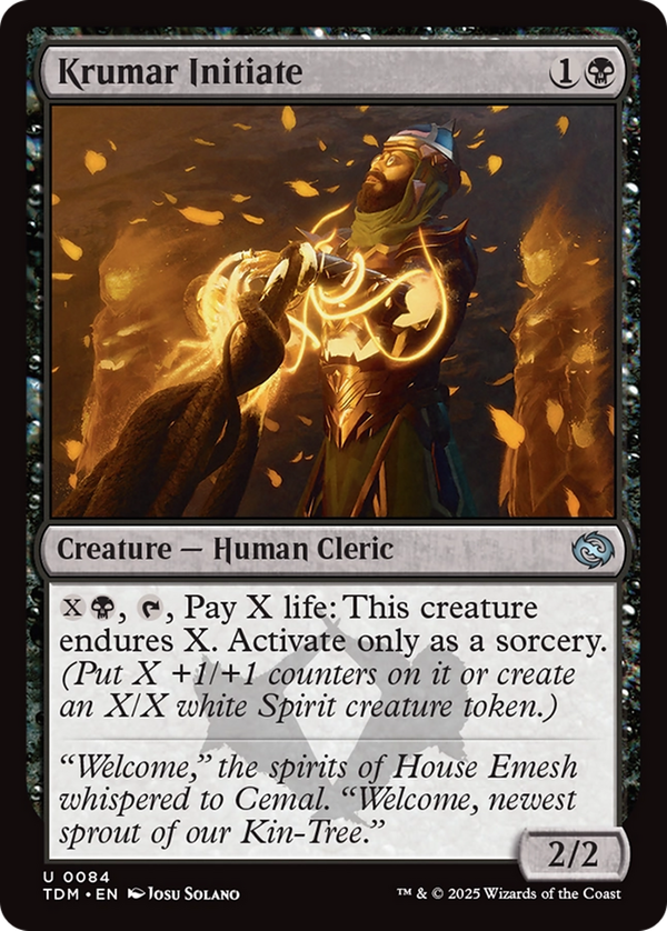 Krumar Initiate (tdm)