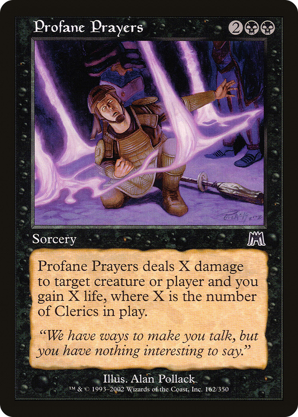 Profane Prayers (ons)