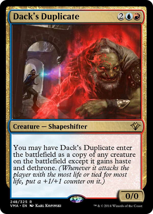 Dack's Duplicate (vma)