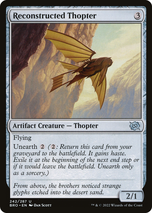 Reconstructed Thopter (bro)