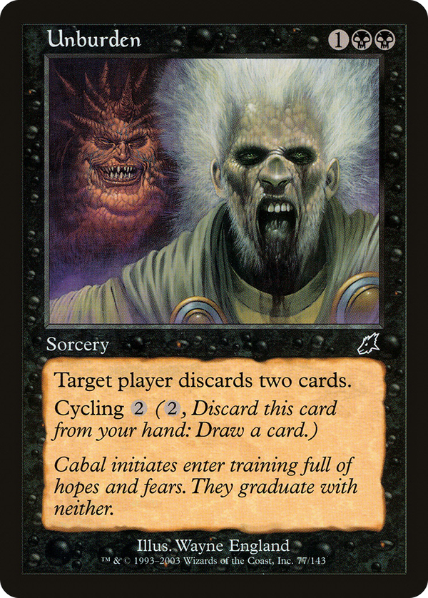 Unburden (scg)