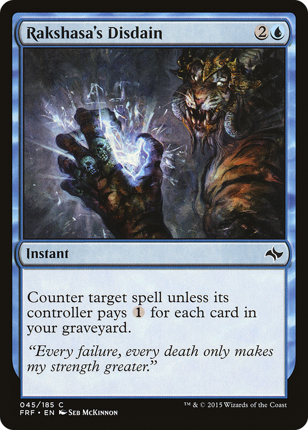 Rakshasa's Disdain (frf)
