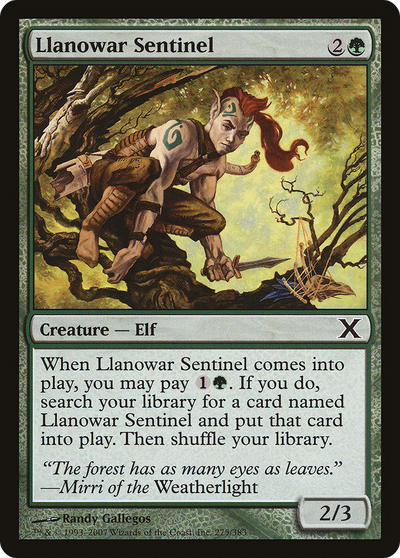 Llanowar Sentinel