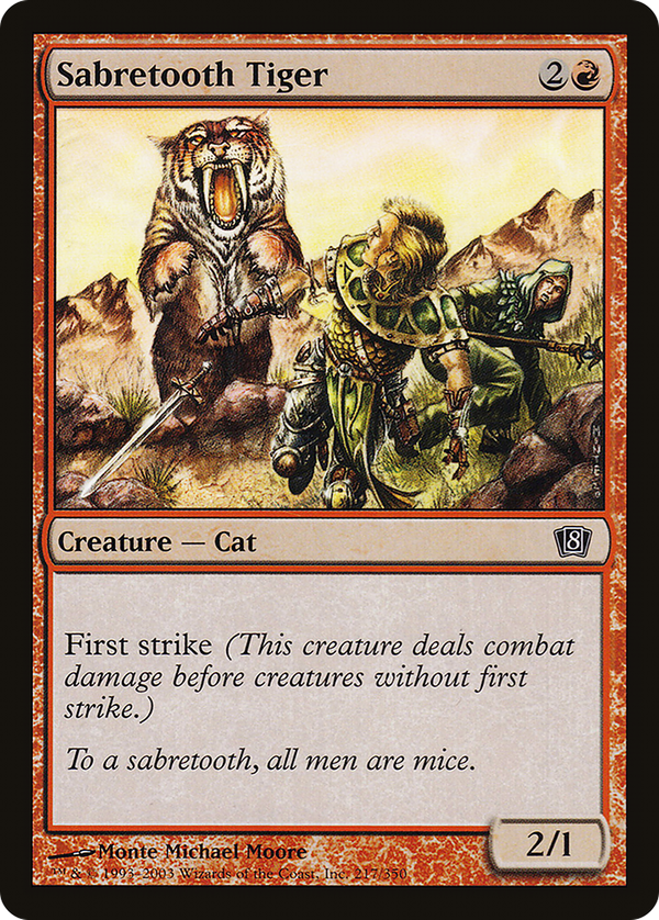 Sabretooth Tiger (8ed)