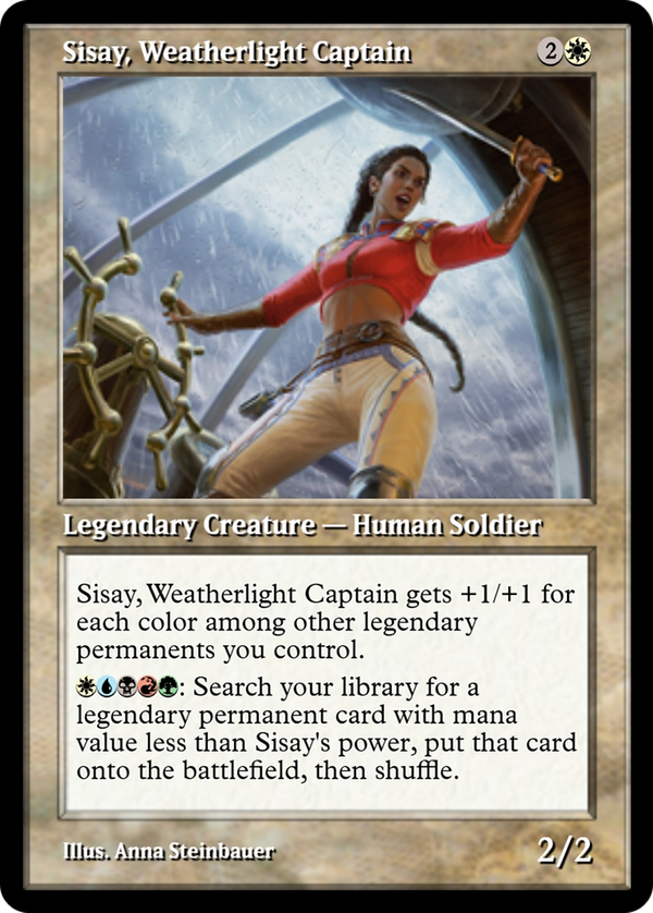 Sisay, Weatherlight Captain (prm)