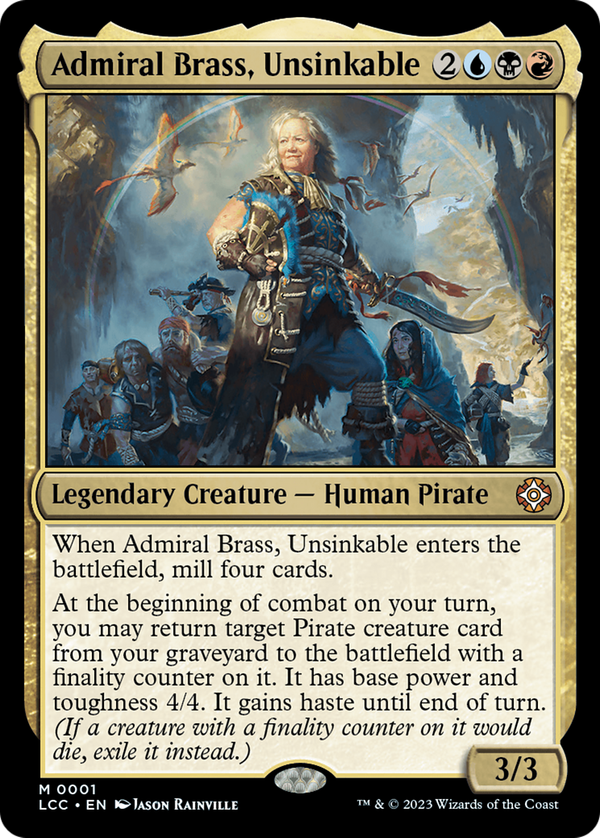 Admiral Brass, Unsinkable (lcc)