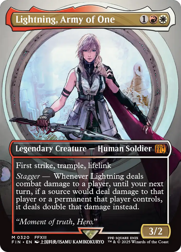 Lightning, Army of One (fin)