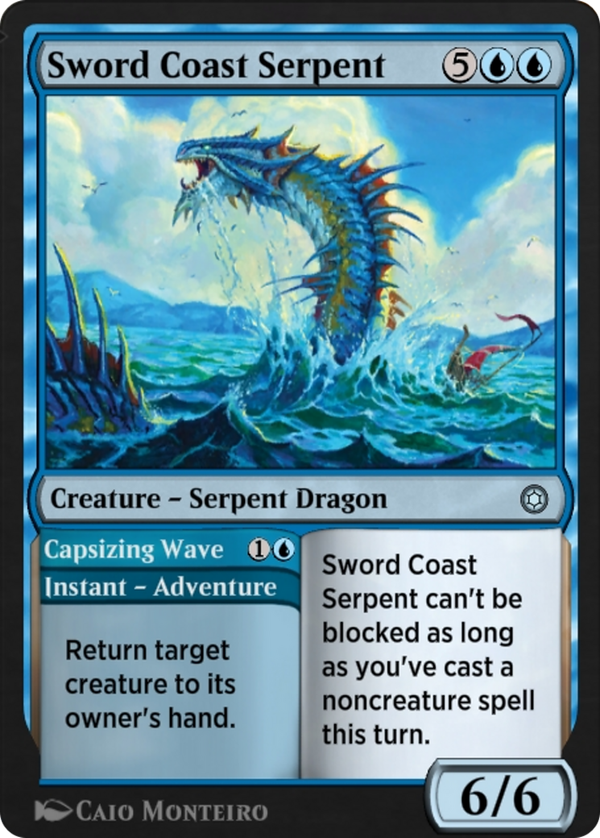 Sword Coast Serpent // Capsizing Wave (hbg)