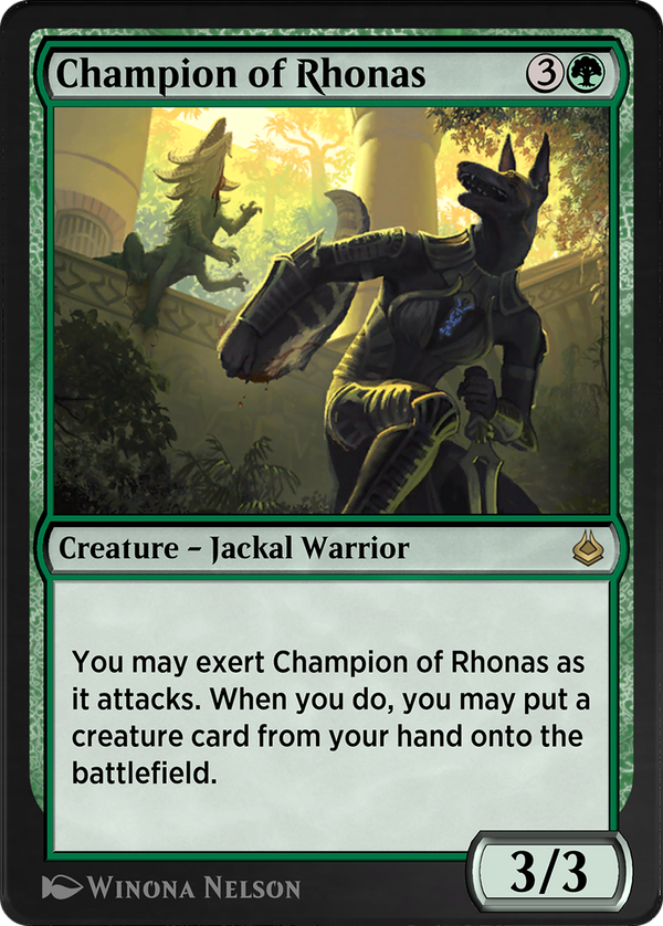 Champion of Rhonas (akr)